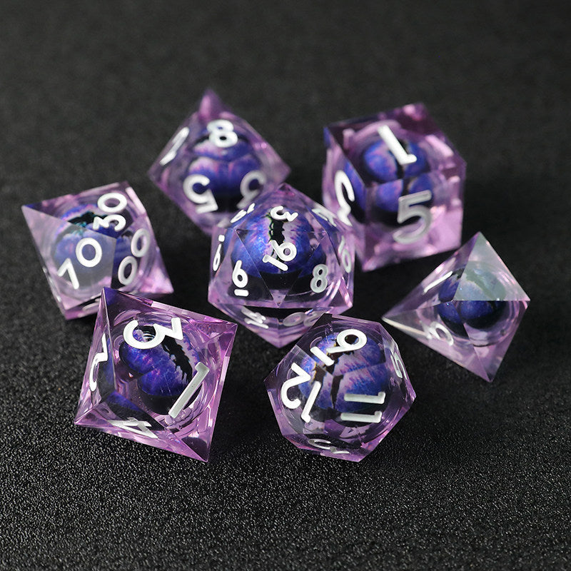 Dragon Resin D20 Dice – Eye Corner – alternate product view
