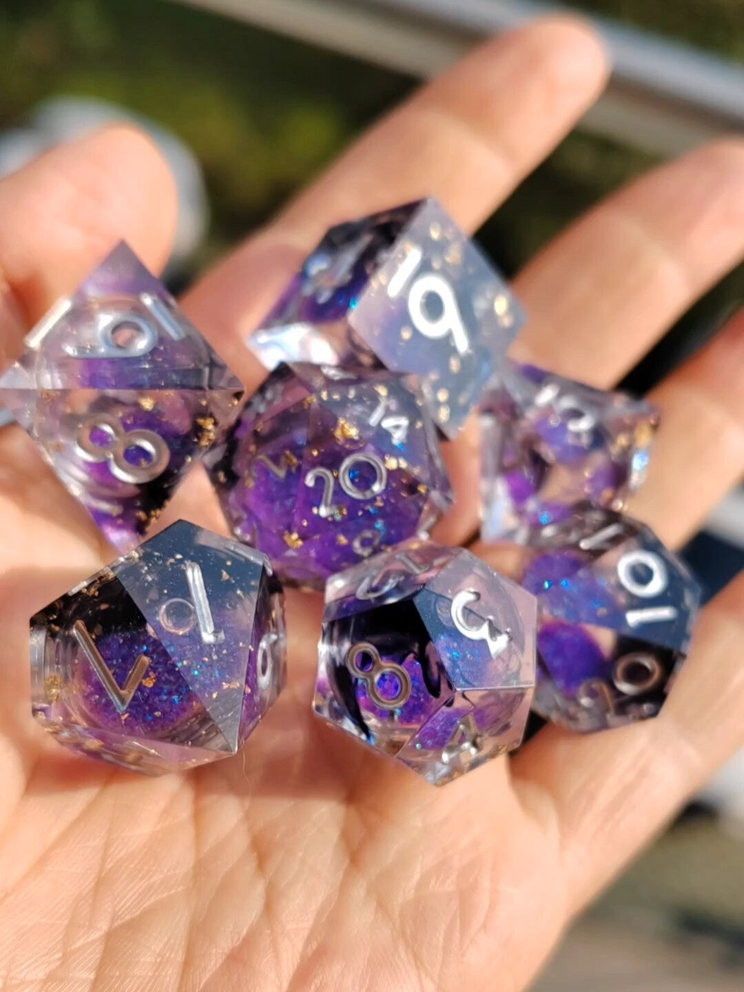 Dragon Resin D20 Dice – Eye Corner – alternate product view