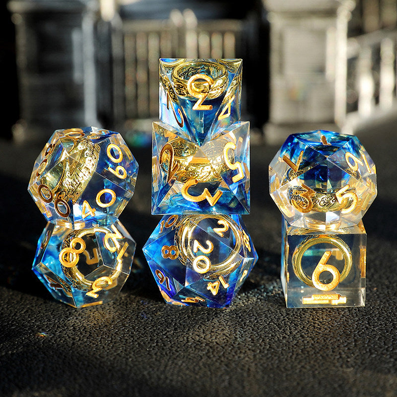 Dragon Resin D20 Dice – Eye Corner – alternate product view