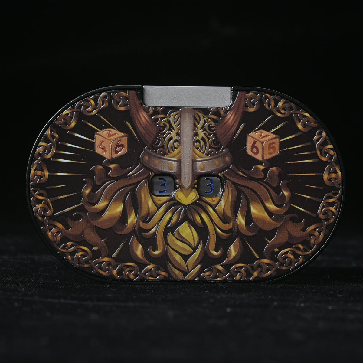 Dwarf Horned Metal Spinner Dice Set – alternate product view