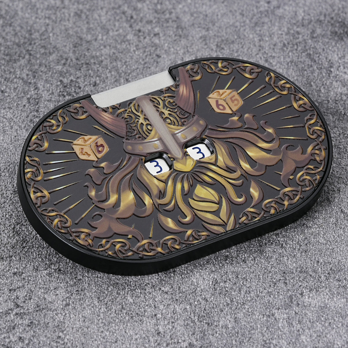 Dwarf Horned Metal Spinner Dice Set – alternate product view