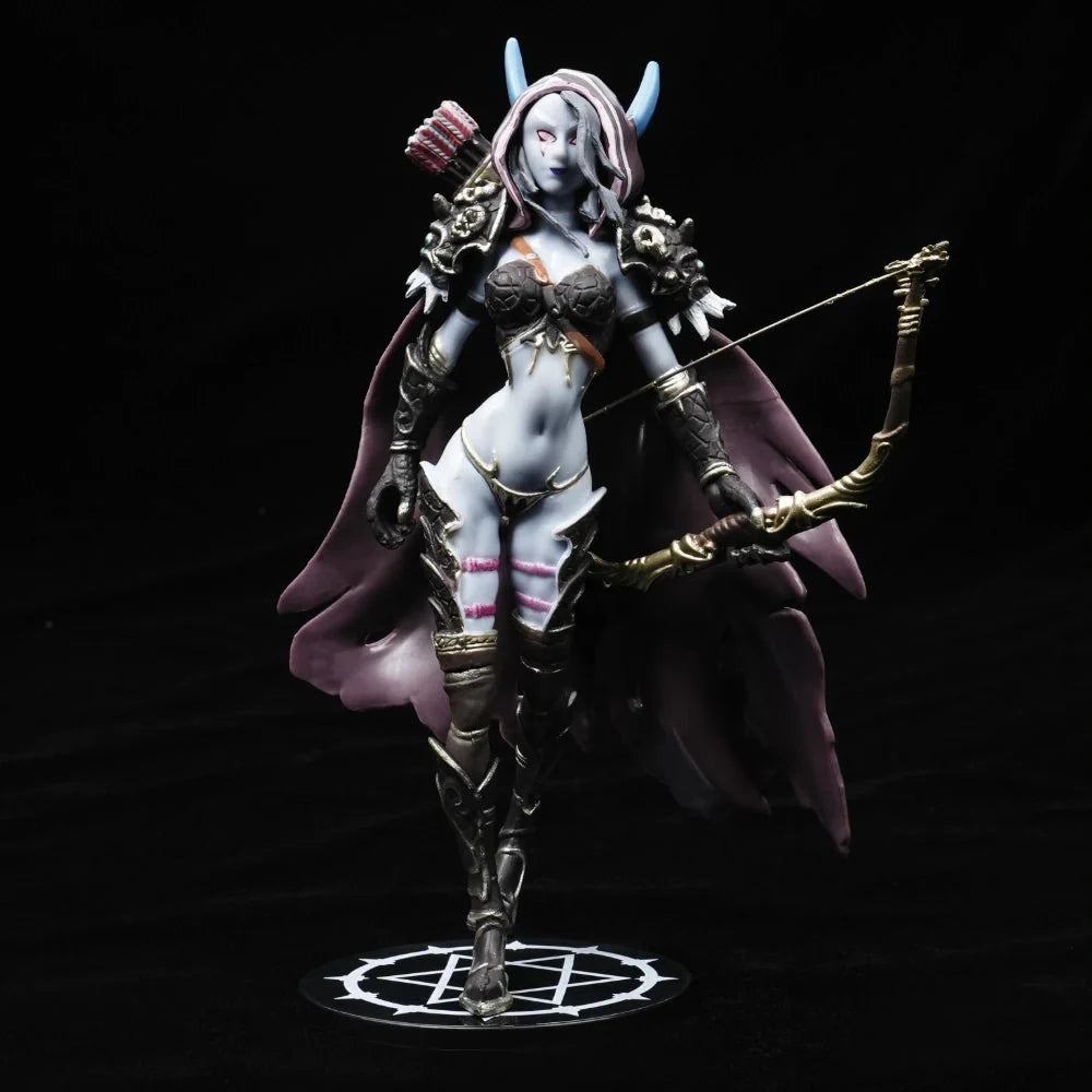 Fantasy Sylvanas RPG Miniature – Tabletop Model Dice – DND Dice Fantasy Adventure Sylvanas Windrunner 15cm Tabletop