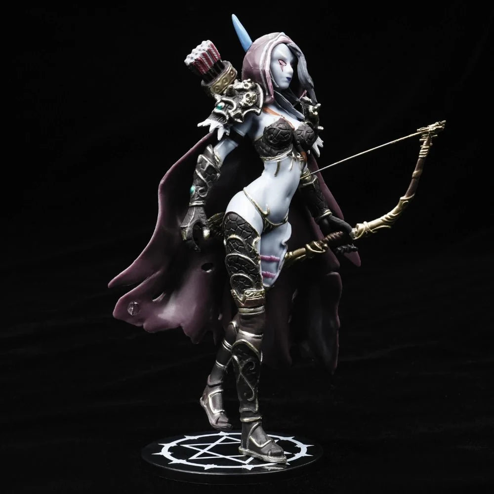 Fantasy Sylvanas RPG Miniature – Tabletop Model Dice – DND Dice Fantasy Adventure Sylvanas Windrunner 15cm Tabletop