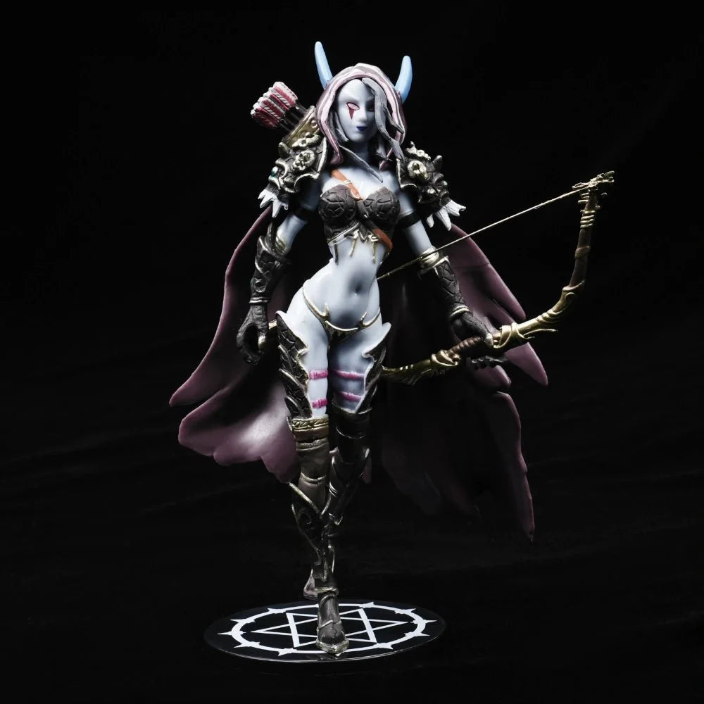 Fantasy Sylvanas RPG Miniature – Tabletop Model Dice – DND Dice Fantasy Adventure Sylvanas Windrunner 15cm Tabletop