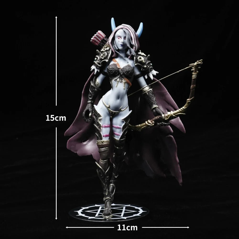 Fantasy Sylvanas RPG Miniature – Tabletop Model Dice – DND Dice Fantasy Adventure Sylvanas Windrunner 15cm Tabletop