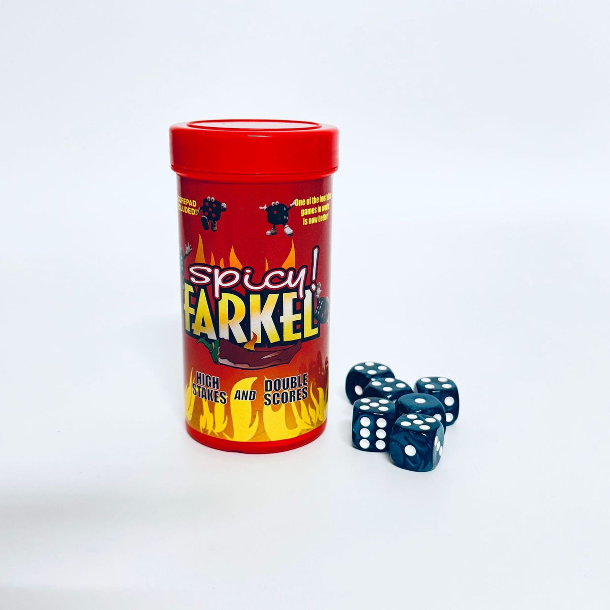 Farkel Spicy RPG Dice – FARKEL Spicy Farkel Dice Game is a home and travel game featuring double scoring and roulette