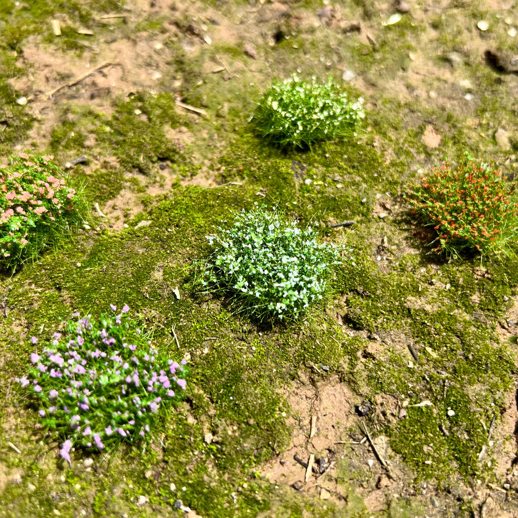 Flower RPG Miniature – Tabletop Model – DND Miniature Flower Clusters – Realistic vegetation for wargaming terrain