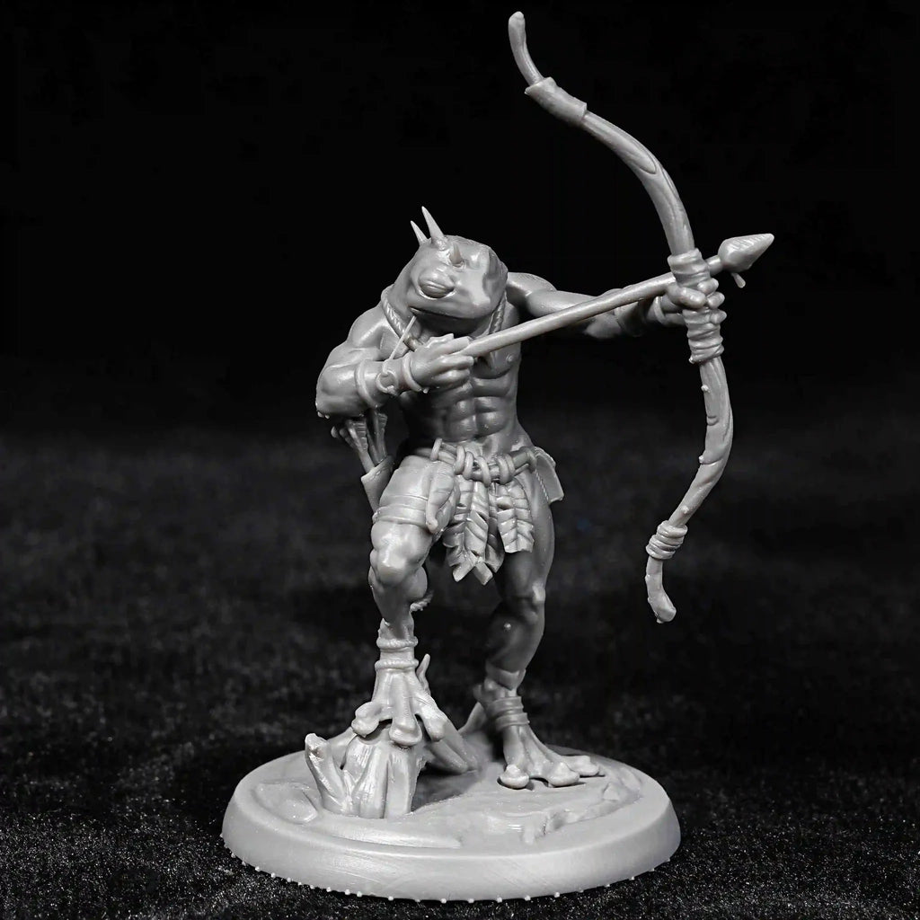 Frogman Archer RPG Miniature – Tabletop Model – Frogman Archer DND Character Miniature Model