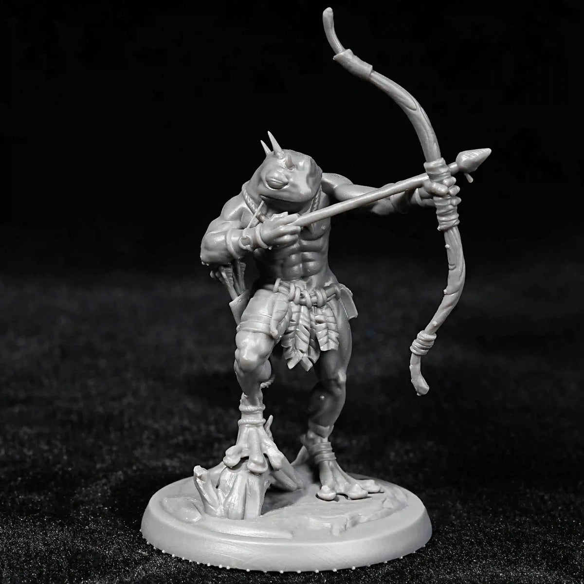 Frogman Archer RPG Miniature – Tabletop Model – Frogman Archer DND Character Miniature Model