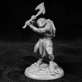 Frogman Warrior RPG Miniature – Tabletop Model – Frogman Warrior with Axe DND Character Miniature Model