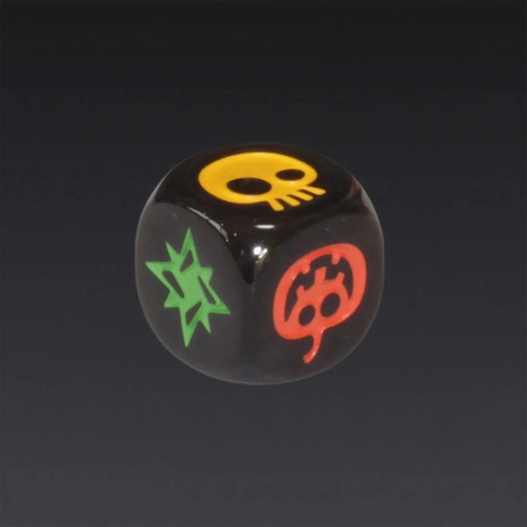 Halloween Ghost Acrylic DND Dice – DND Dice Black Acrylic Halloween Dice Ghost 6 - Sided Dice
