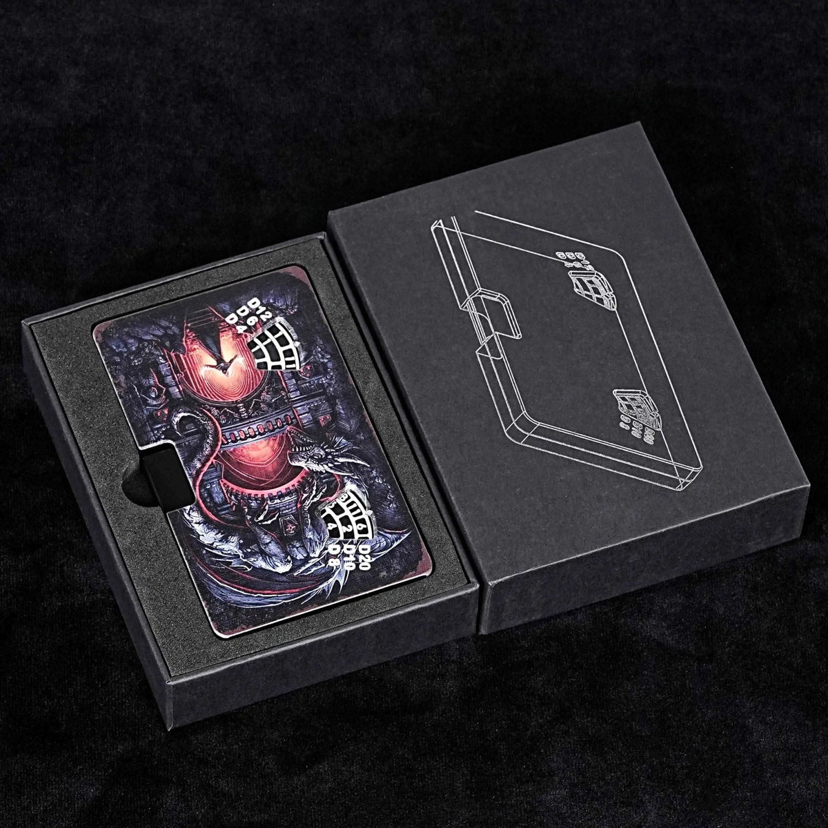 Halloween Roulette Dice Box – Metal – Unique Roulette Dice: 7 in 1 Metal Dice Box Button Spin Paper Card Dice