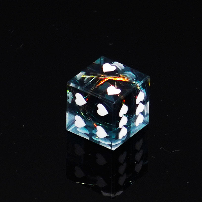 Heart Resin D6 Dice – alternate product view
