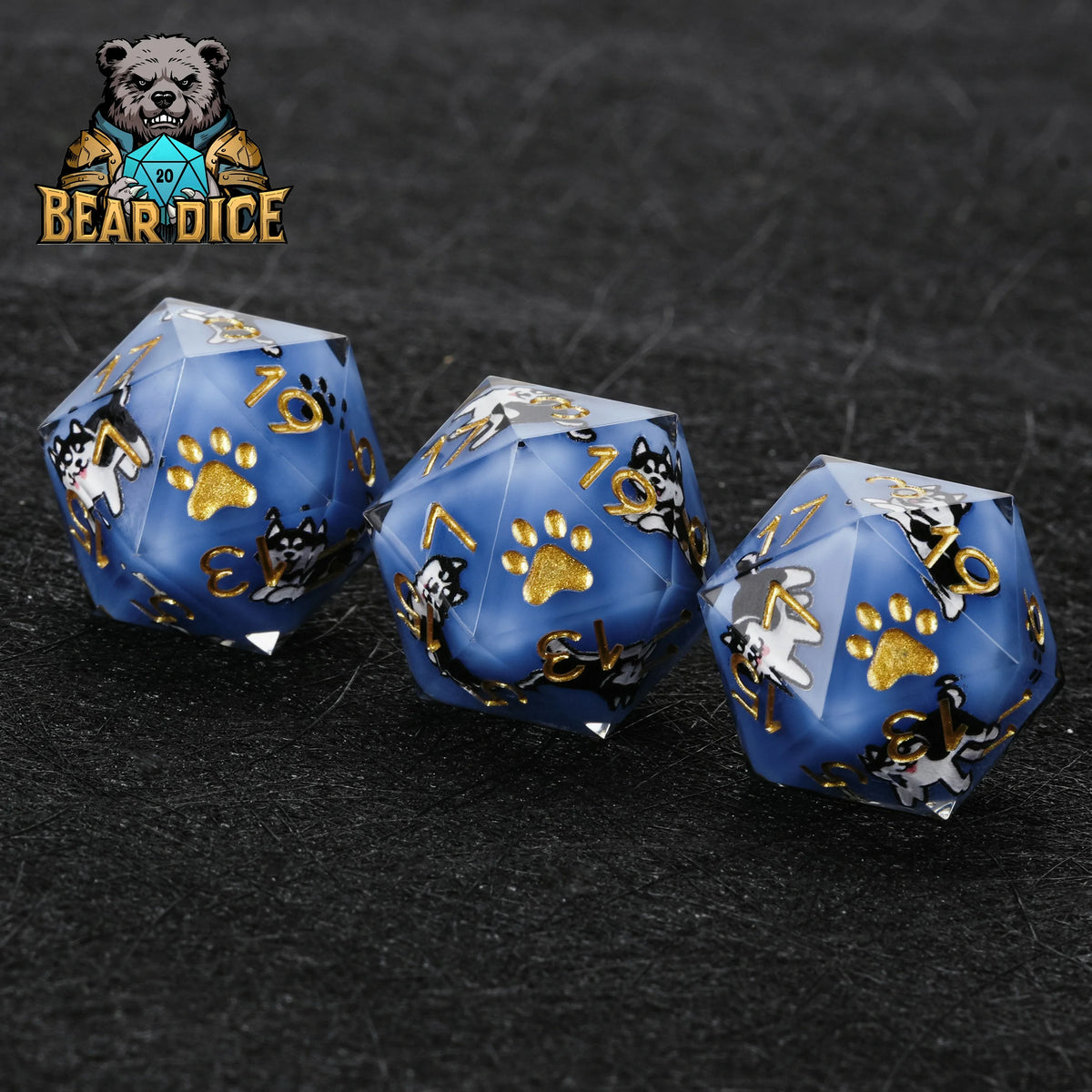 Husky Resin D20 Dice
