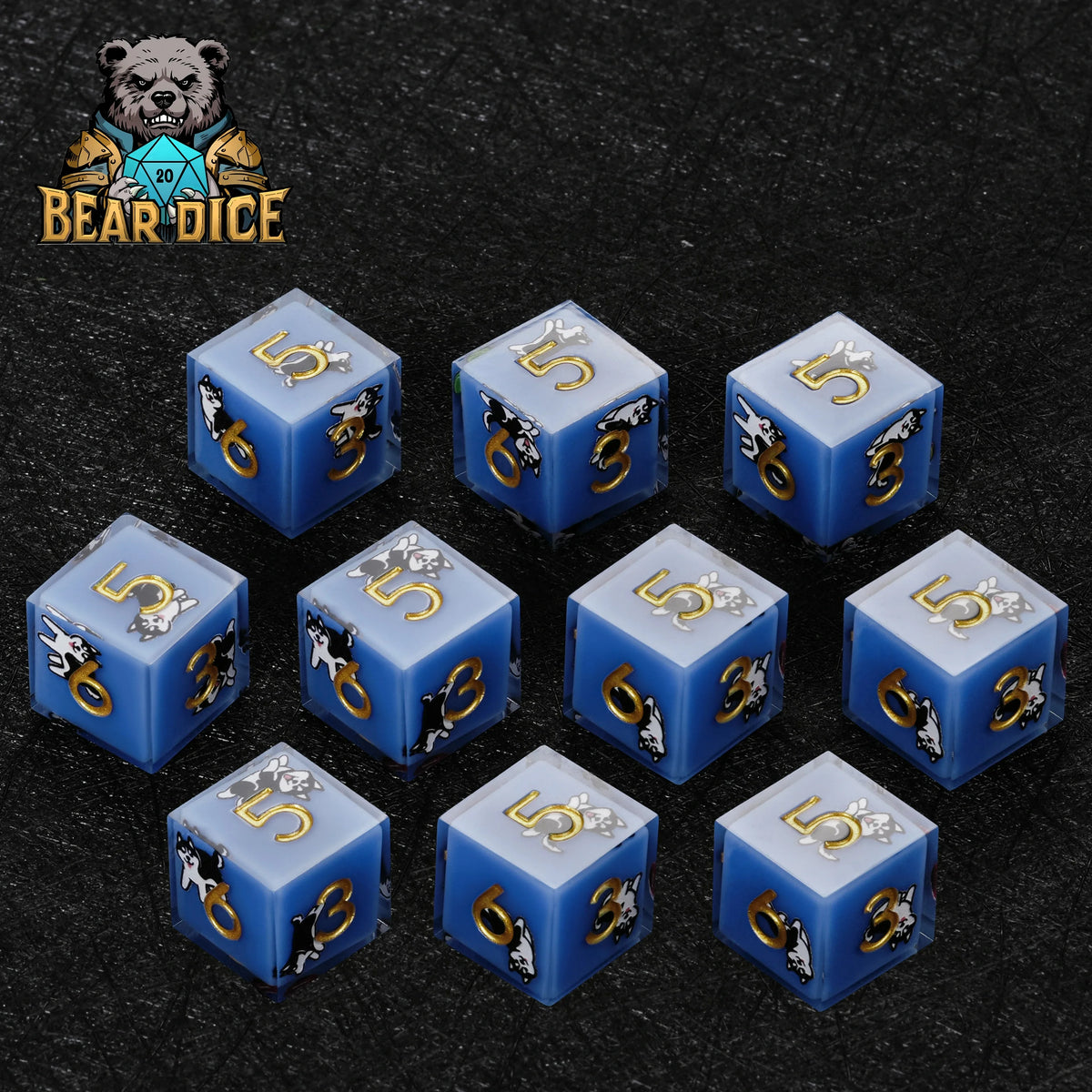 Husky Resin D6 Dice Set