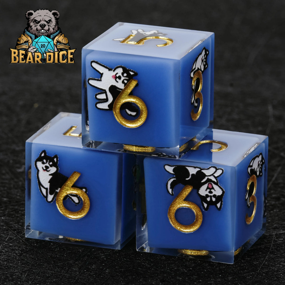 Husky Resin D6 Dice Set – alternate product view