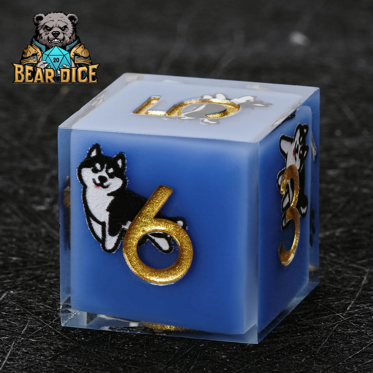 Husky Resin D6 Dice Set – alternate product view