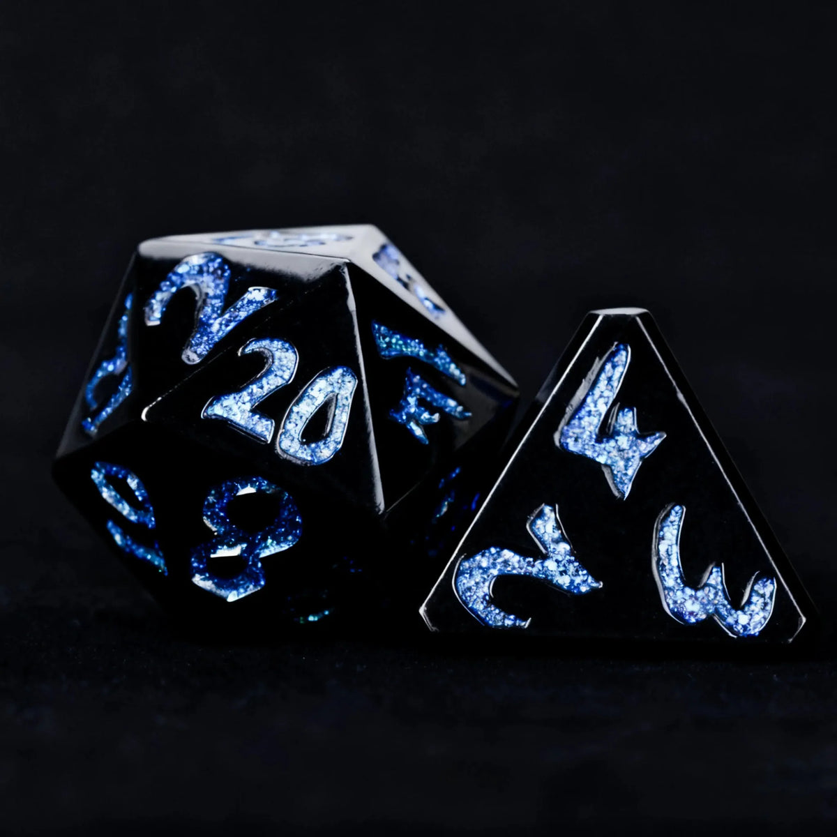 Iron Sentinel Metal DND Dice Set – DND Dice – Iron Sentinel Series Metal Dice Set