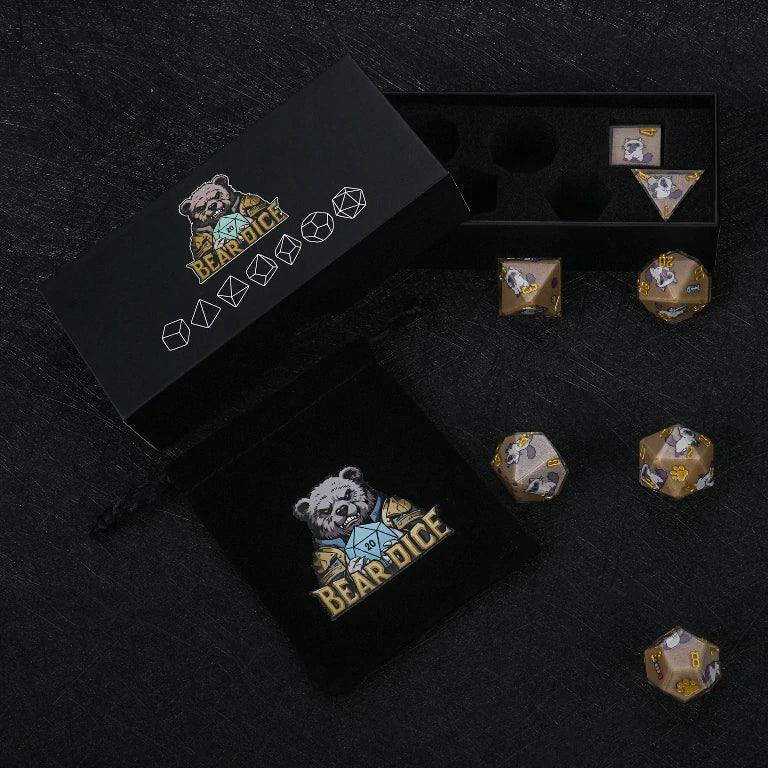 Kickstarter Cat Resin DND Dice Set – alternate product view