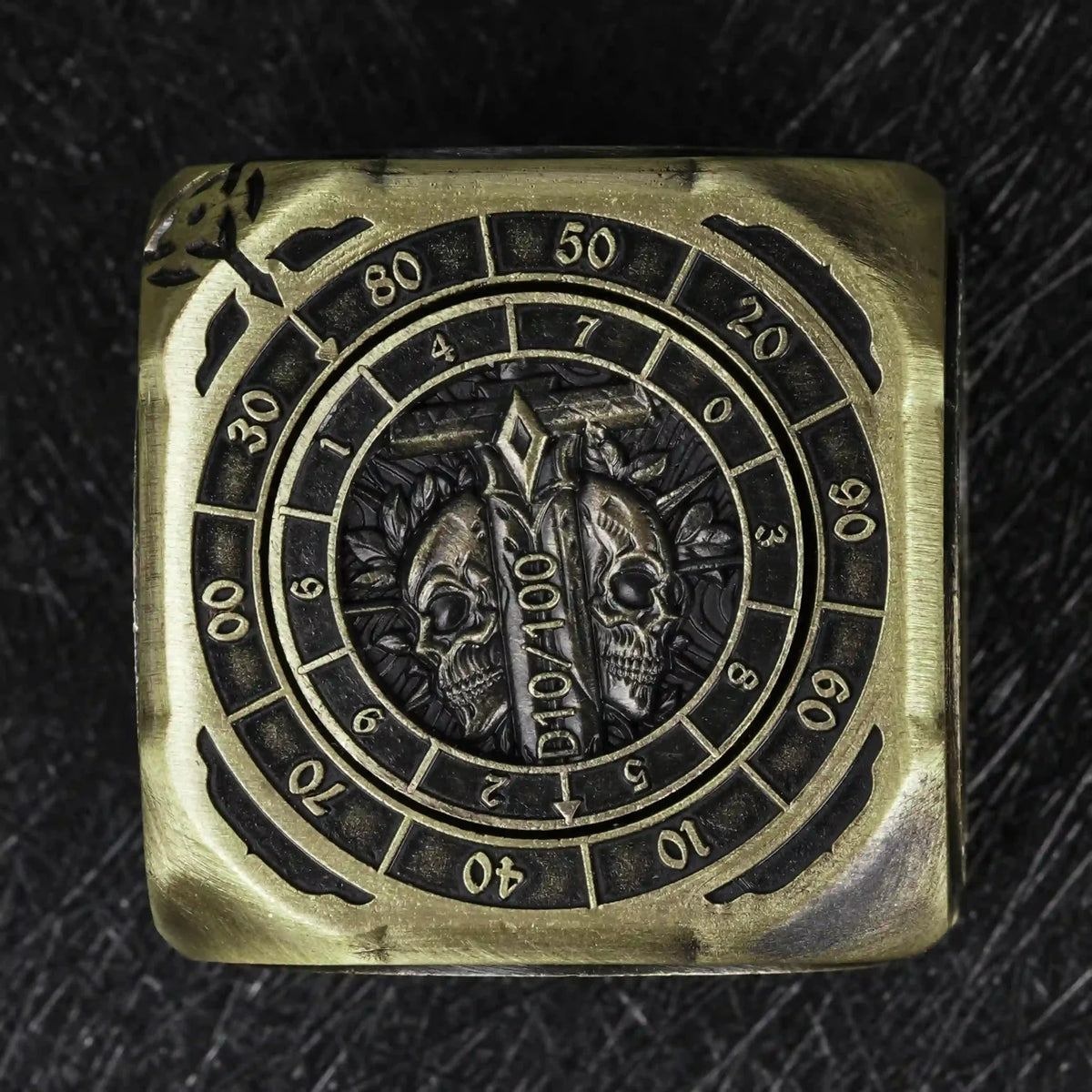 Star Metal Bullet Dice Set – Spinner – Kickstarter Dice - 7 - in - 1 Unique Metal D6 Spinning Dice 2.0