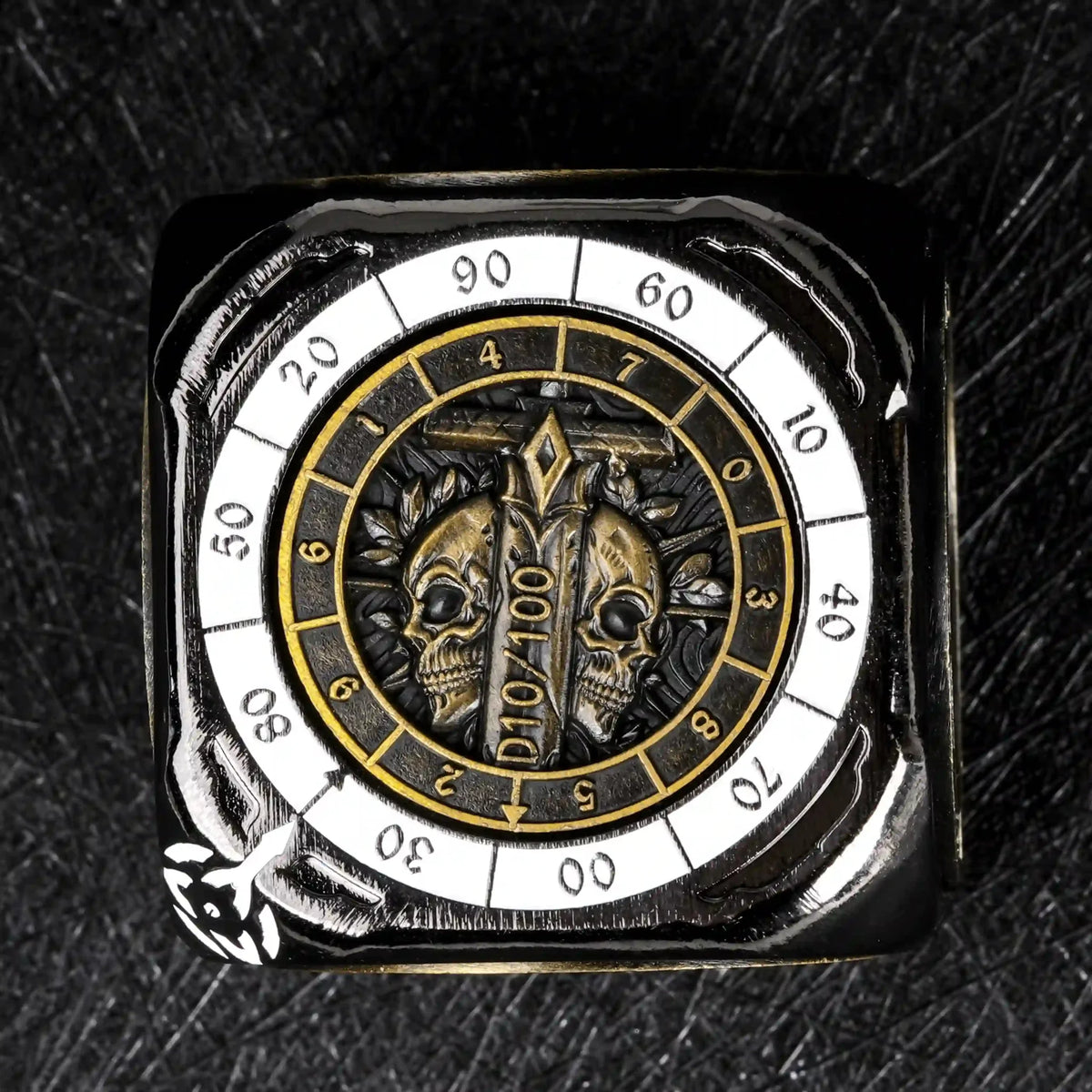 Star Metal Bullet Dice Set – Spinner – Kickstarter Dice - 7 - in - 1 Unique Metal D6 Spinning Dice 2.0