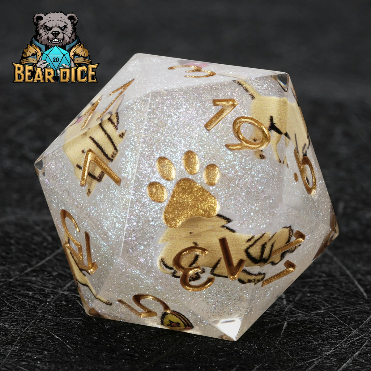 Labrador Glitter Resin – Personalized Design – Personalized Design 1 – alternate product view