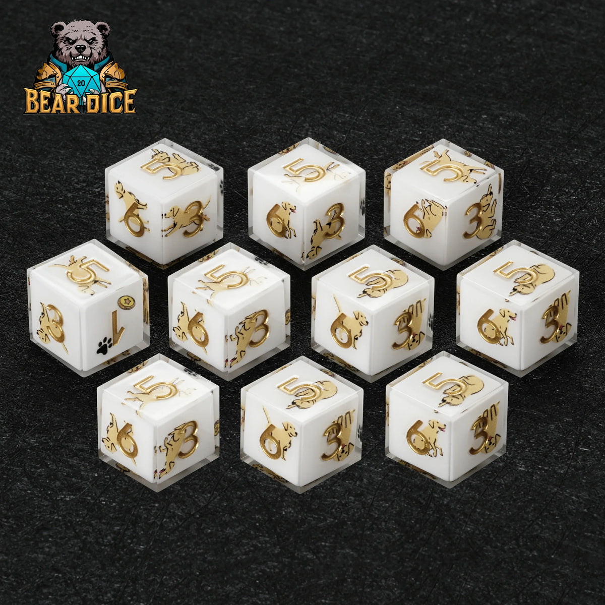 Labrador Resin D6 Dice Set – alternate product view