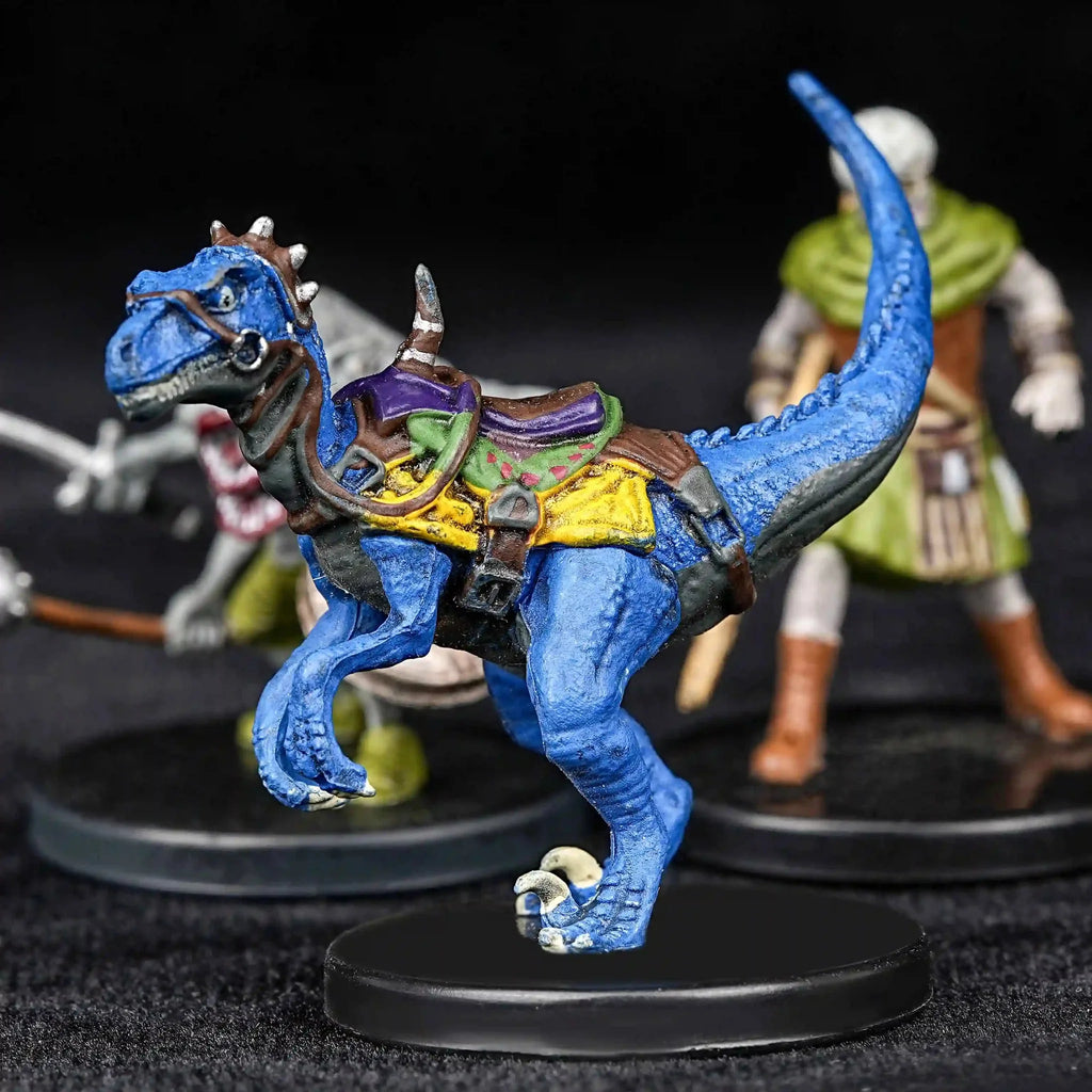 Last War RPG Miniature – PVC Tabletop Model – PVC Miniatures - The Last War Series: Dolgrim, Velociraptor, Druid D&D