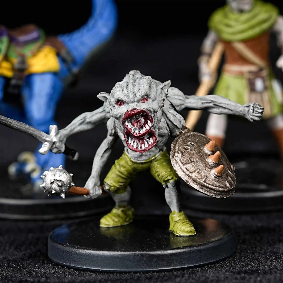 Last War RPG Miniature – PVC Tabletop Model – PVC Miniatures - The Last War Series: Dolgrim, Velociraptor, Druid D&D