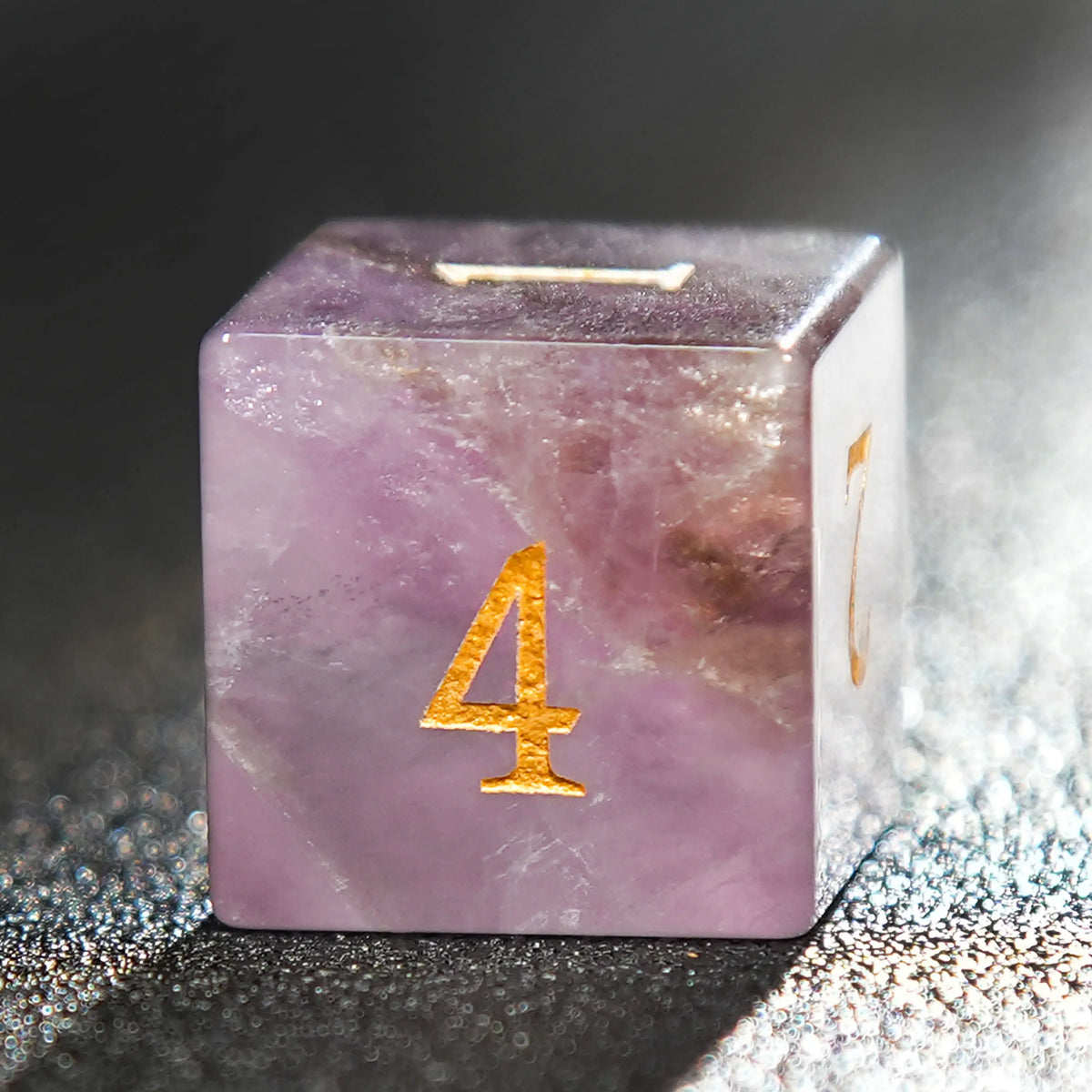 Light Crystal Natural Stone DND Dice Set – alternate product view