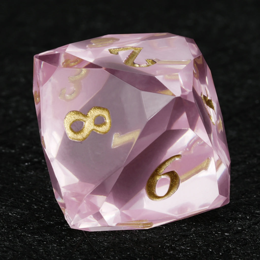 Light Resin Sharp Edge Dice Set – alternate product view