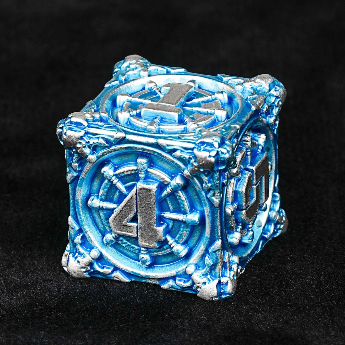 Limited Clearance Metal DND Dice Set – Limited Clearance - Metal Pirate DND Dice Set｜3D Embossed Metal