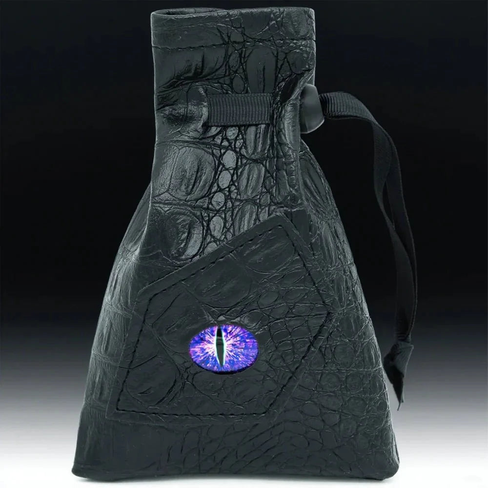 Longan Crocodile Dice Box – DND Dice Bag - 3D Longan Dice Bag | Crocodile Pattern Dice Bag - Suitable for Role Playing