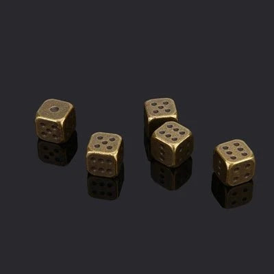 Luminous Pack Metal D6 Dice – DND Dice Luminous Metal D6 Dice 5 Pack 13mm