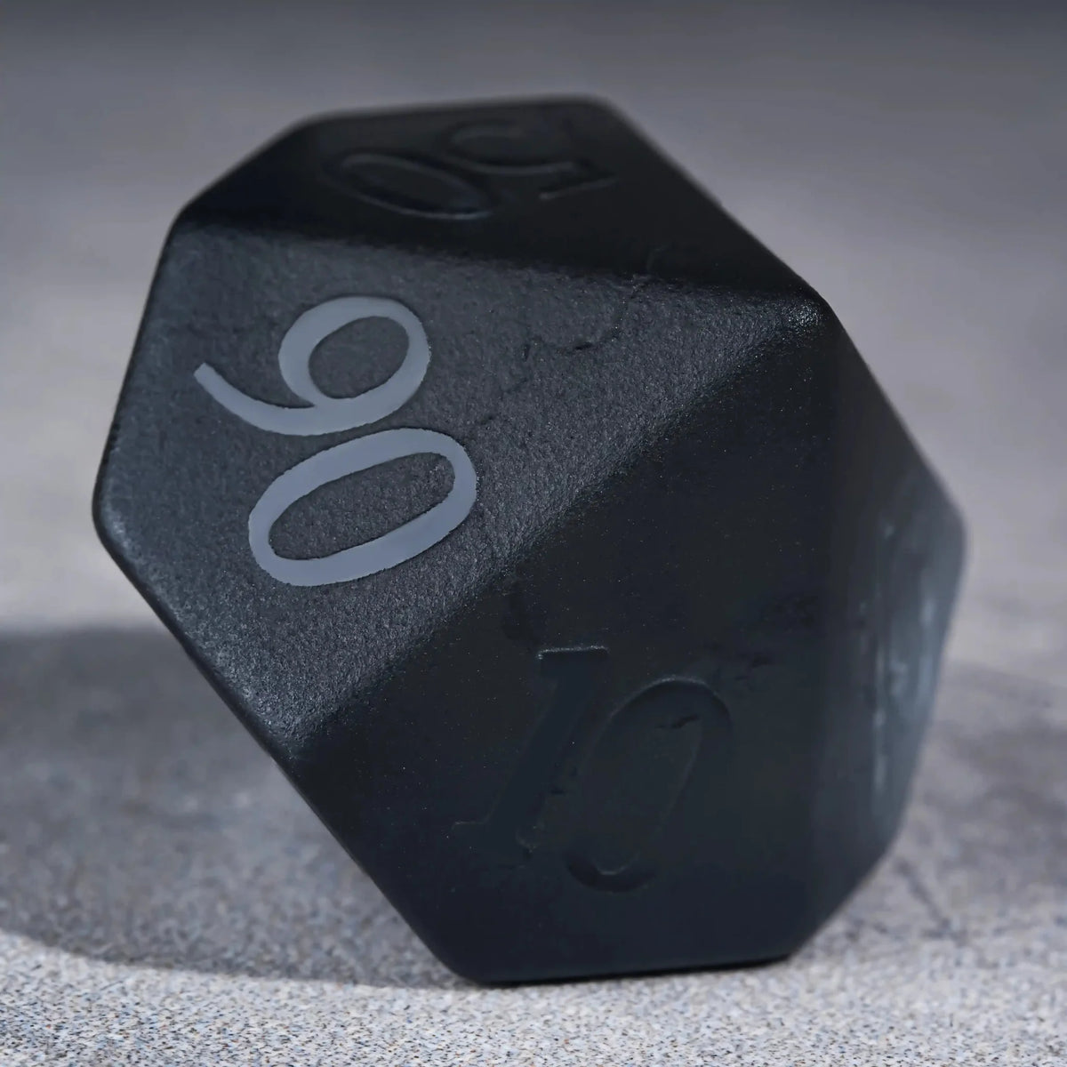 Matte Polyhedron Gemstone DND Dice Set – Matte Black Polyhedron Gemstone DND Dice Set