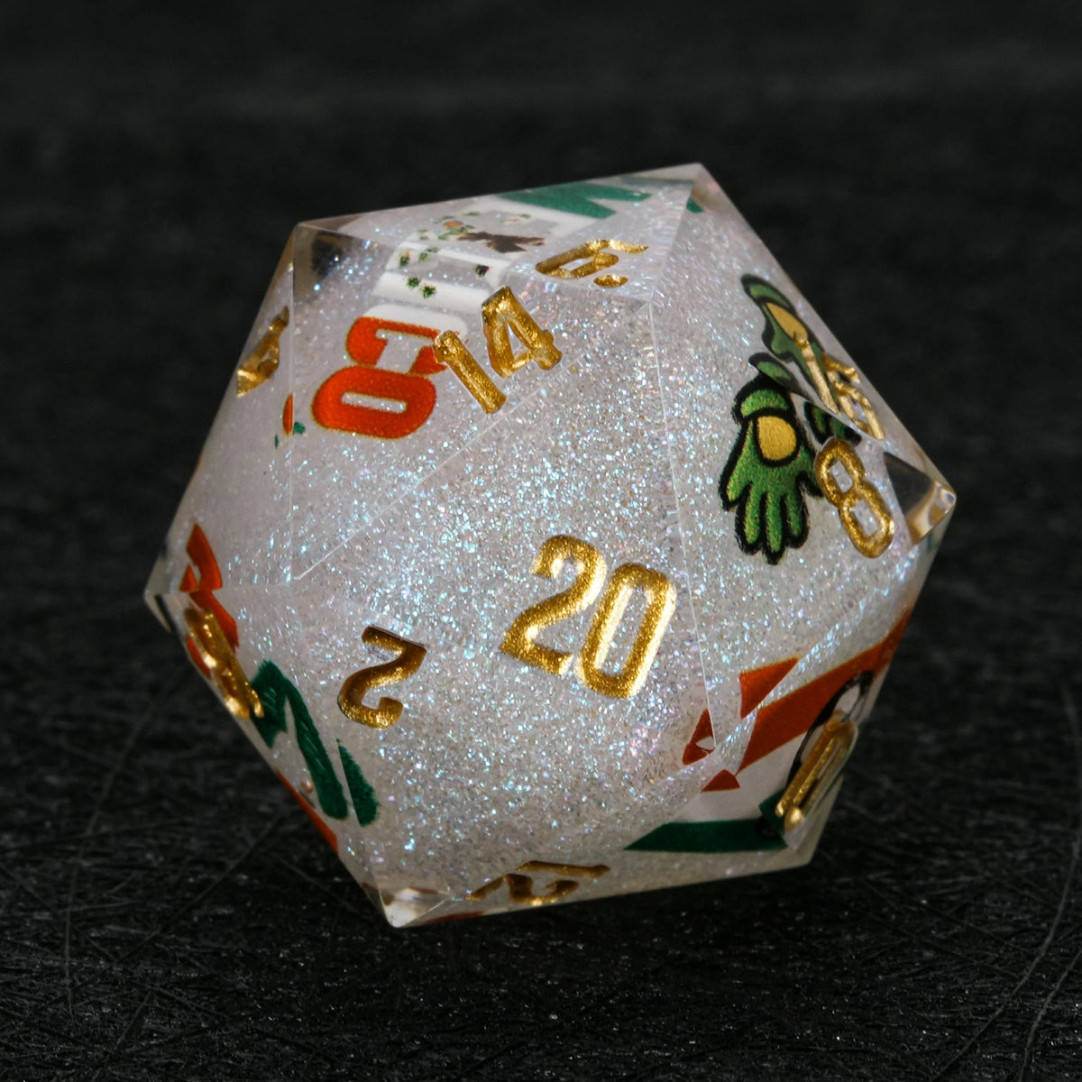 Mexico Soccer Resin Dice Set – alternate product view