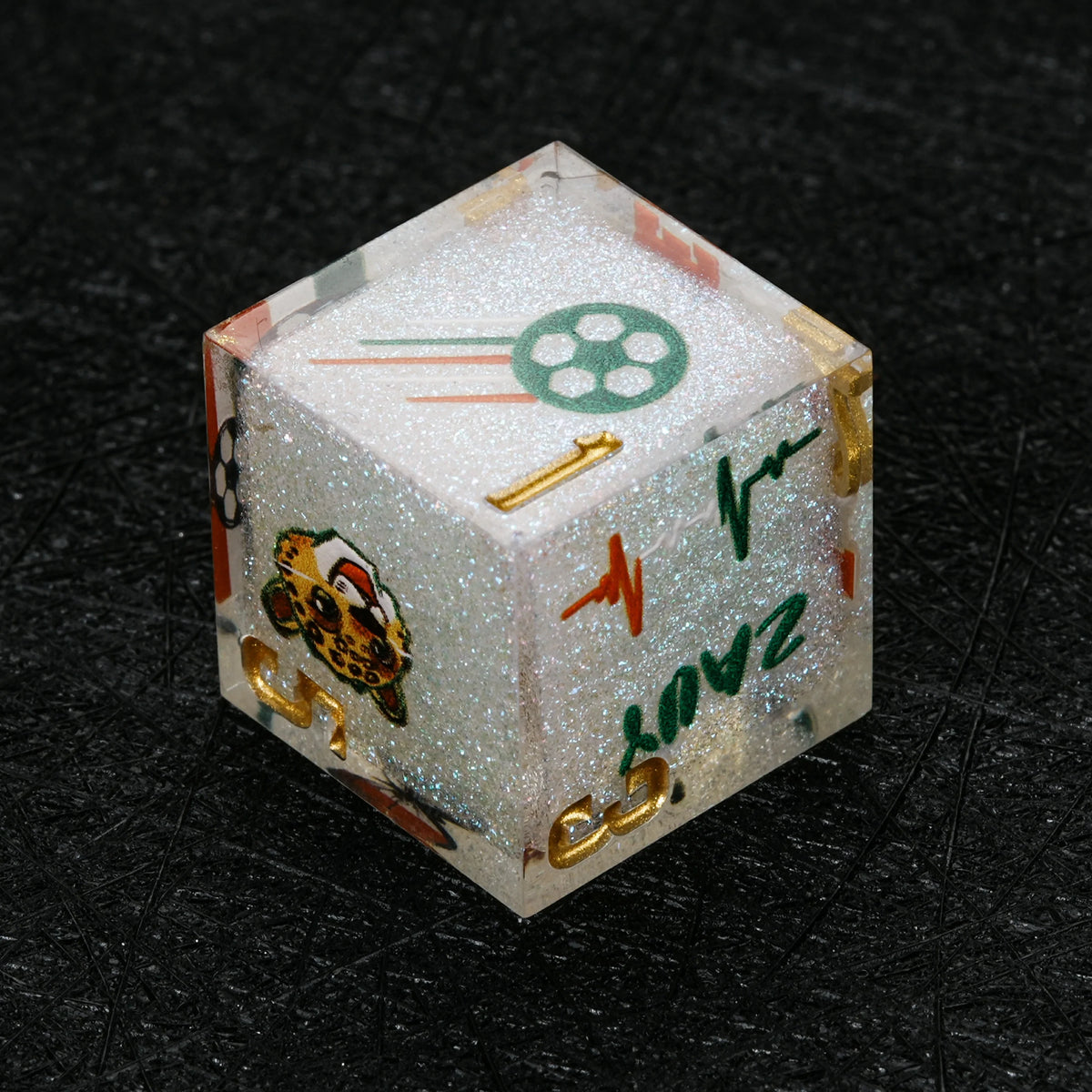 Mexico Soccer Resin Dice Set – alternate product view