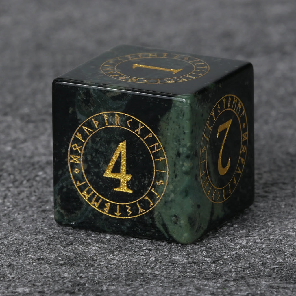 Moss Mystical Gemstone RPG Dice Set – alternate product view