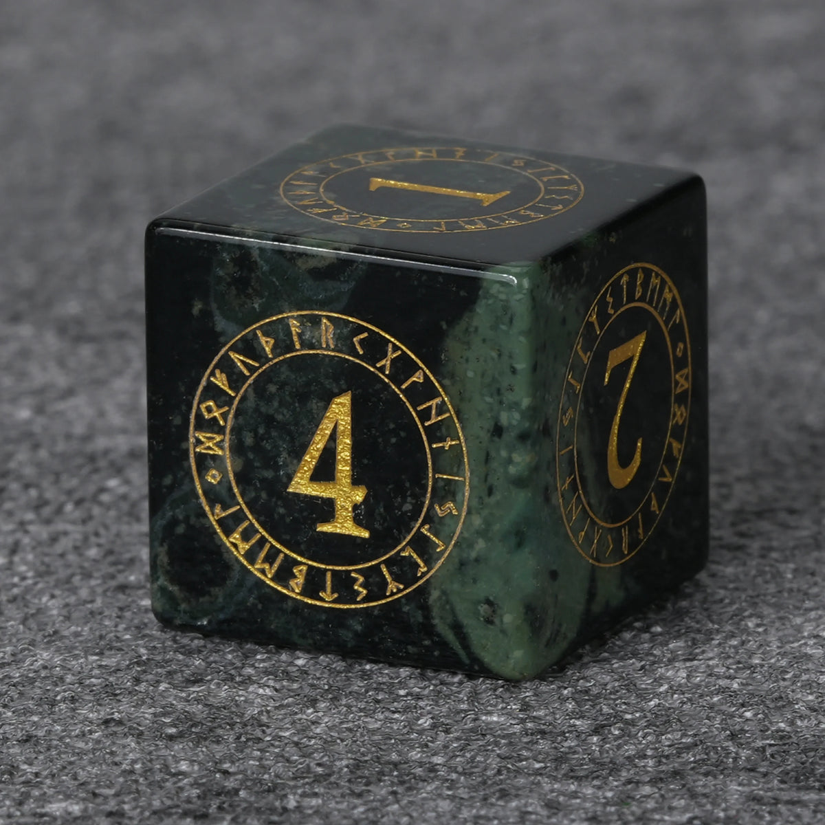 Moss Mystical Gemstone RPG Dice Set – alternate product view