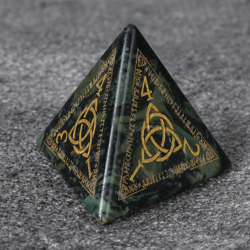 Moss Mystical Gemstone RPG Dice Set – alternate product view