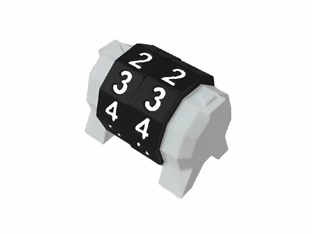 MTG Life Trading Card Accessory – 3D printed black and white MTG life counter
