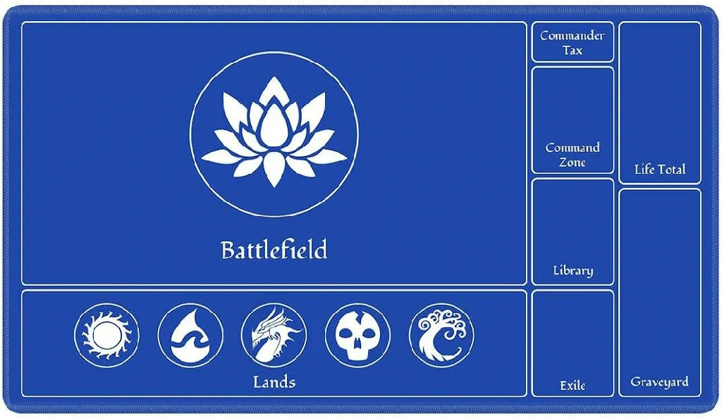 MTG Playmat Gaming Playmat – Red MTG Playmat — Waterproof Mouse Pad Designed for Card Games