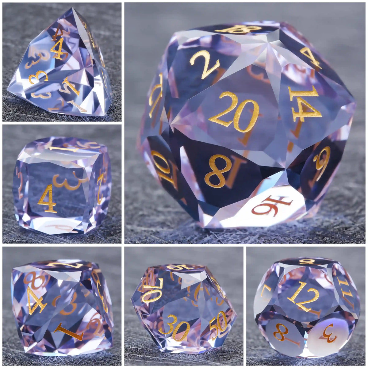 Multi Sided Gemstone DND Dice Set – alternate product view
