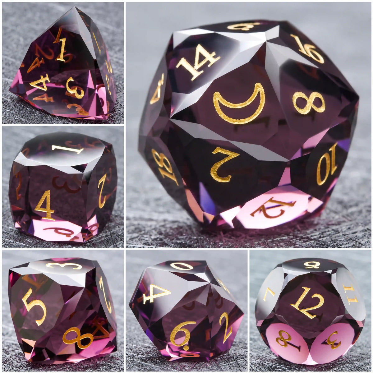 Multi Sided Gemstone DND Dice Set – alternate product view