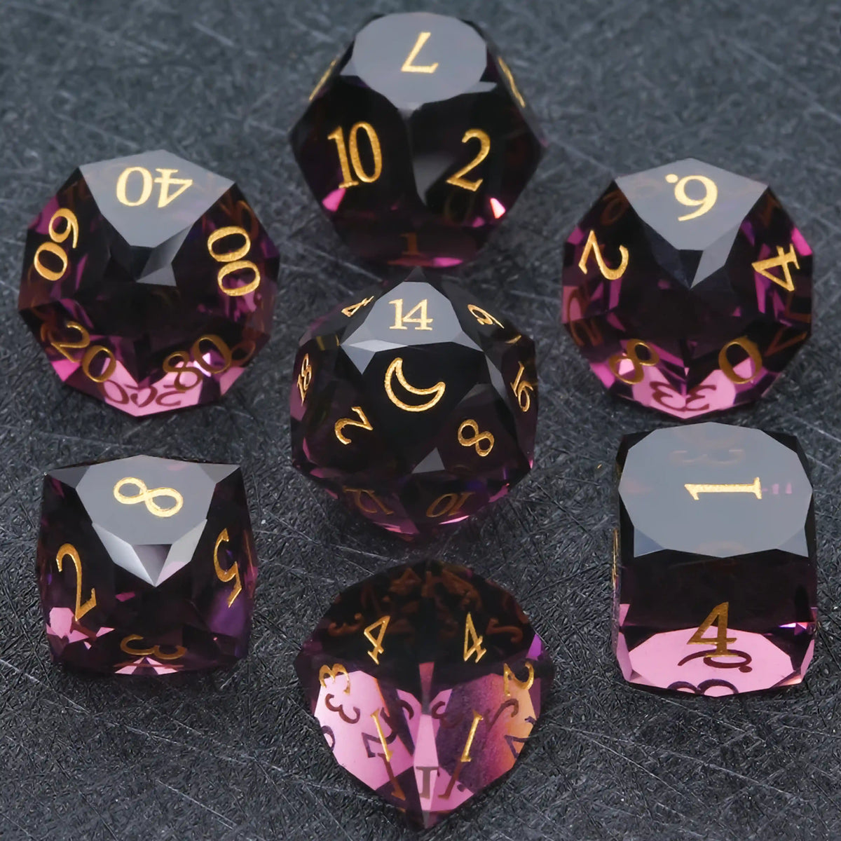 Multi Sided Gemstone DND Dice Set – alternate product view