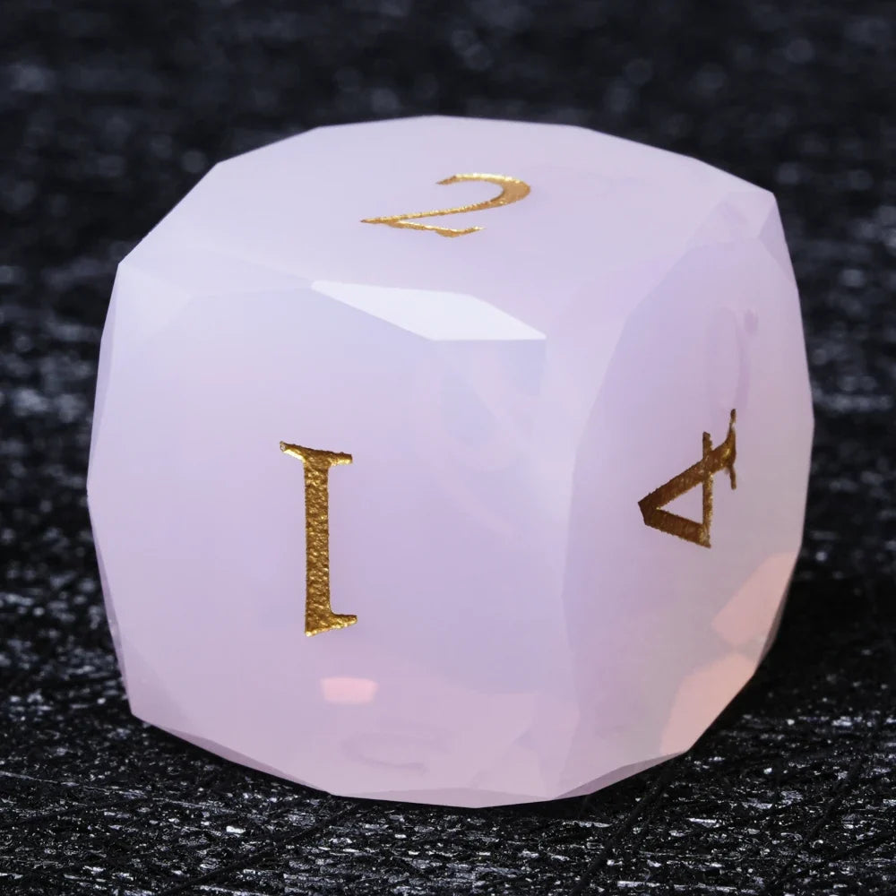 Custom Engraved Glass D&D Dice Set