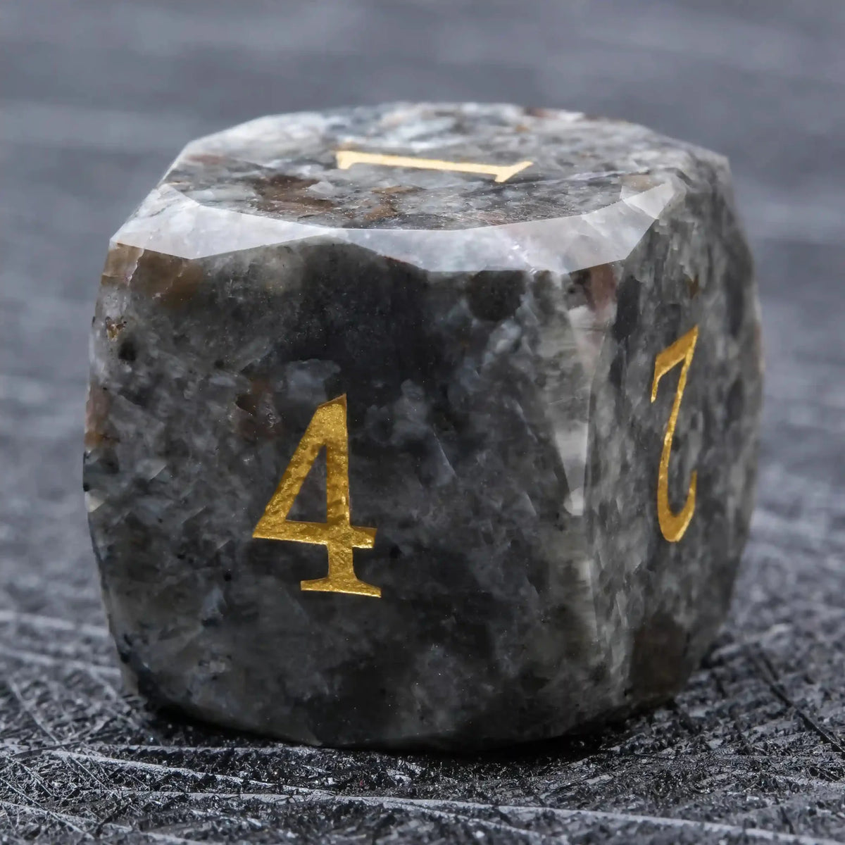 Multi Sided Natural Stone D&D Dice Set – D&D Multi - Sided Engraved Natural Gemstone Dice Set