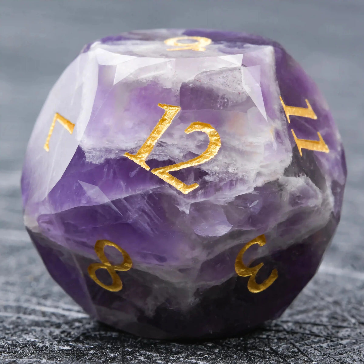 Multi Sided Natural Stone D&D Dice Set – D&D Multi - Sided Engraved Natural Gemstone Dice Set