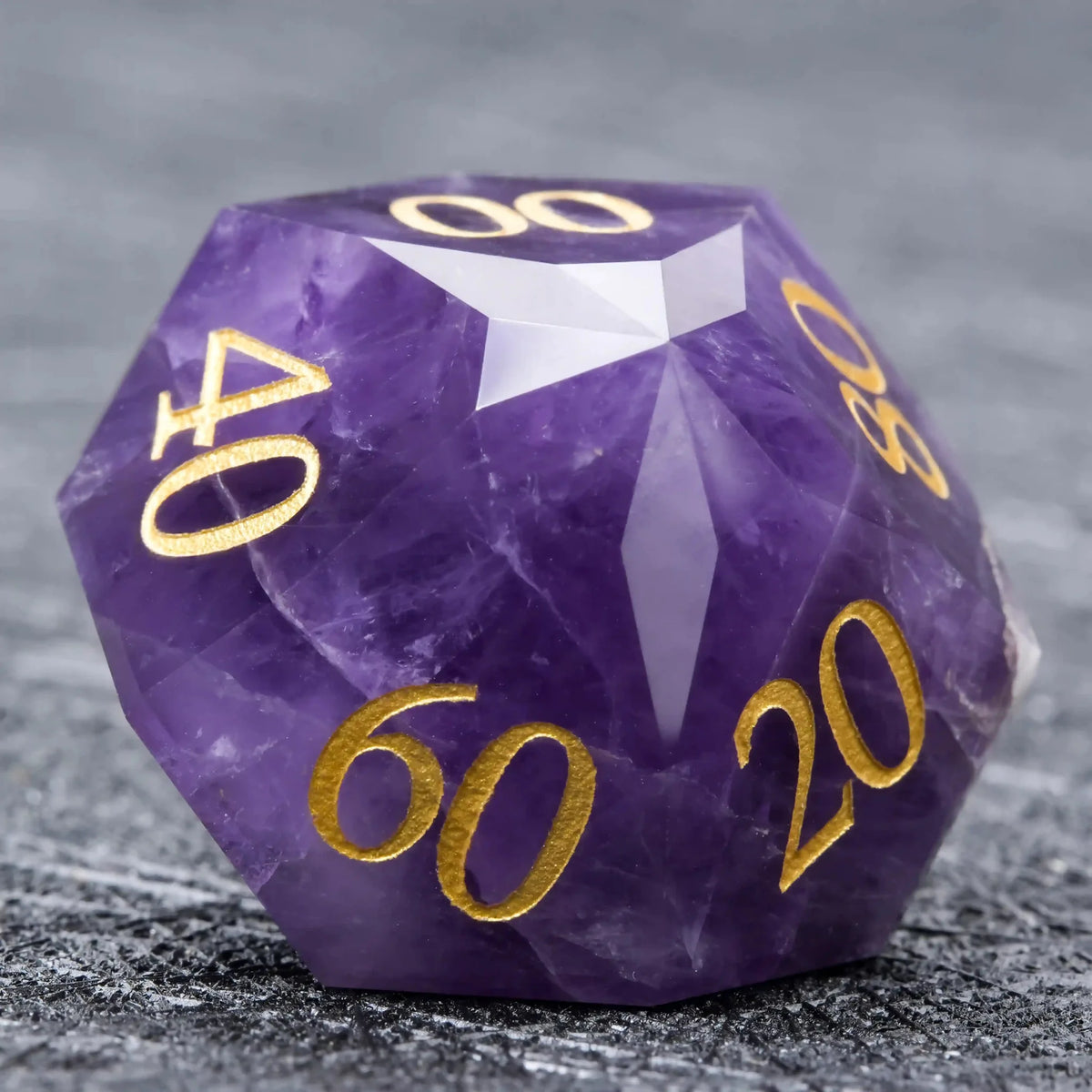 Multi Sided Natural Stone D&D Dice Set – D&D Multi - Sided Engraved Natural Gemstone Dice Set