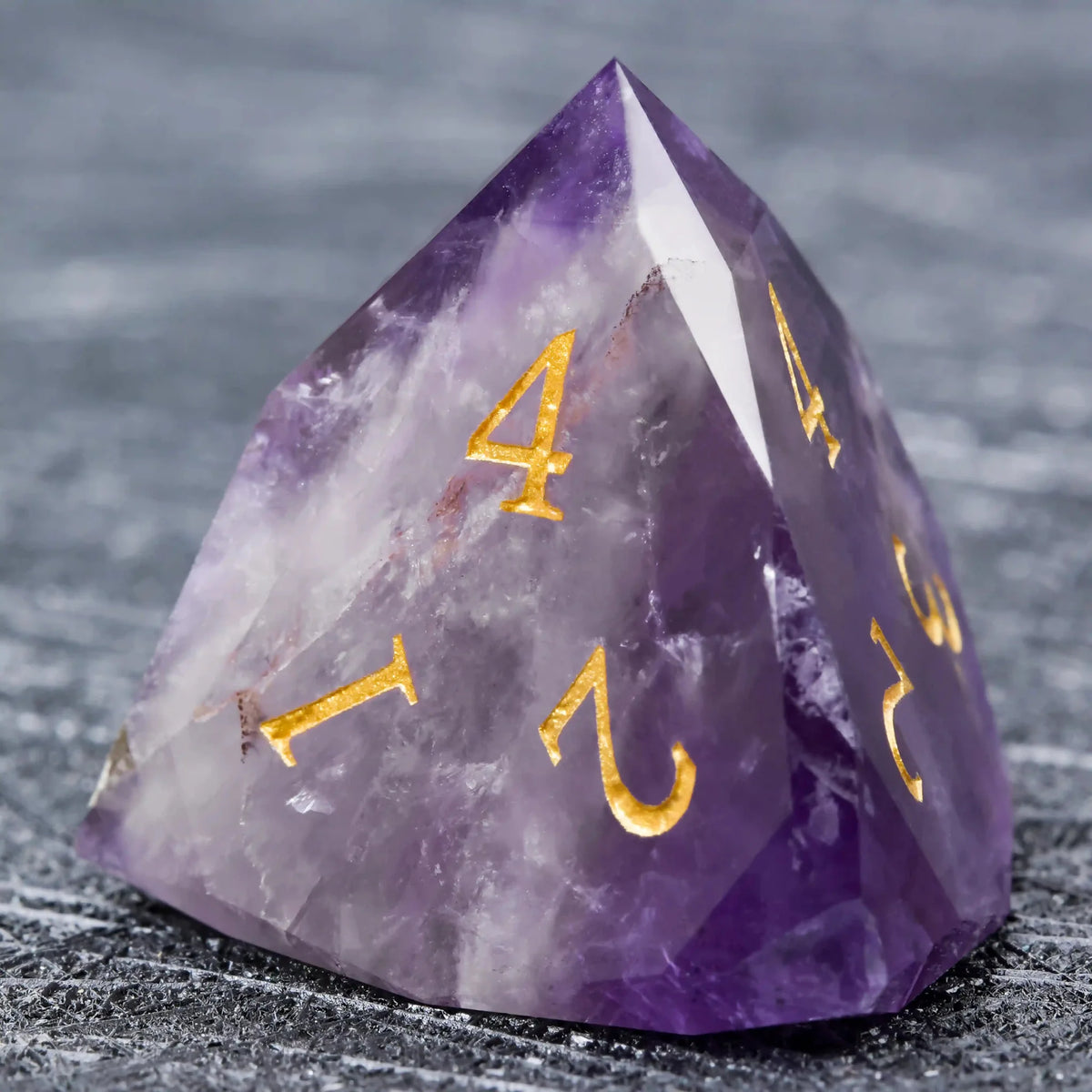 Multi Sided Natural Stone D&D Dice Set – D&D Multi - Sided Engraved Natural Gemstone Dice Set